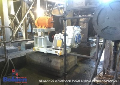 Newlands Washplant Spirals Rewash Upgrade